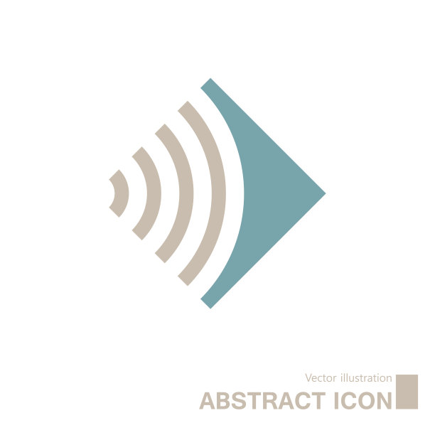 矢量绘制抽象图标。图片下载