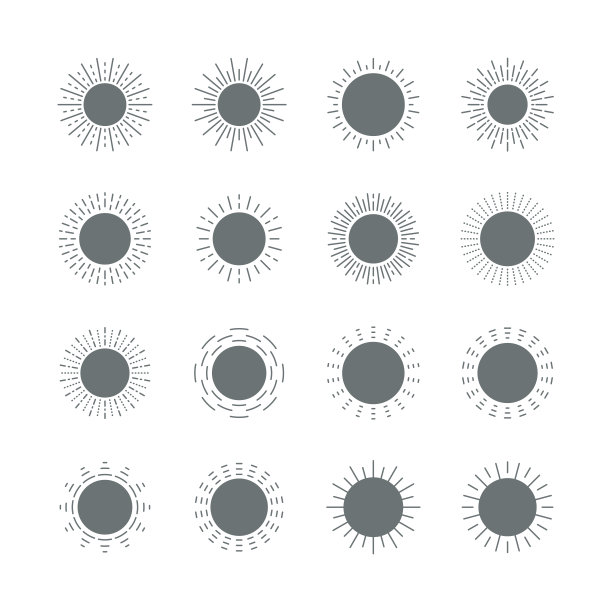太阳图标图片下载