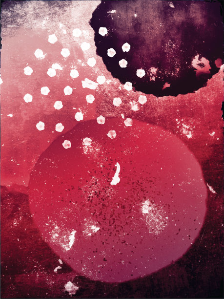 当代当代艺术手绘水粉矢量插画背景图片下载