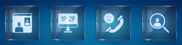 设置视频聊天会议电脑显示器屏幕图片下载