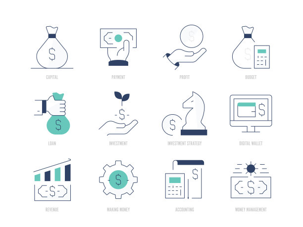 金融图标设置图片下载