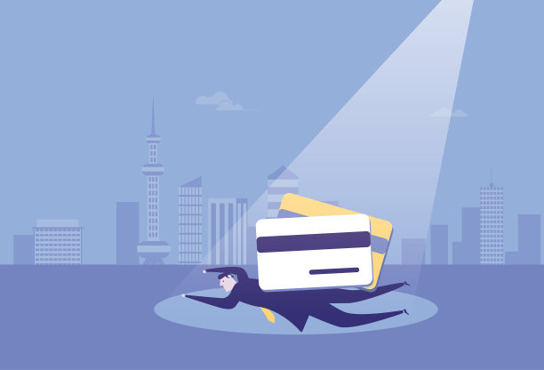 被信用卡债务压得喘不过气来的商人图片下载