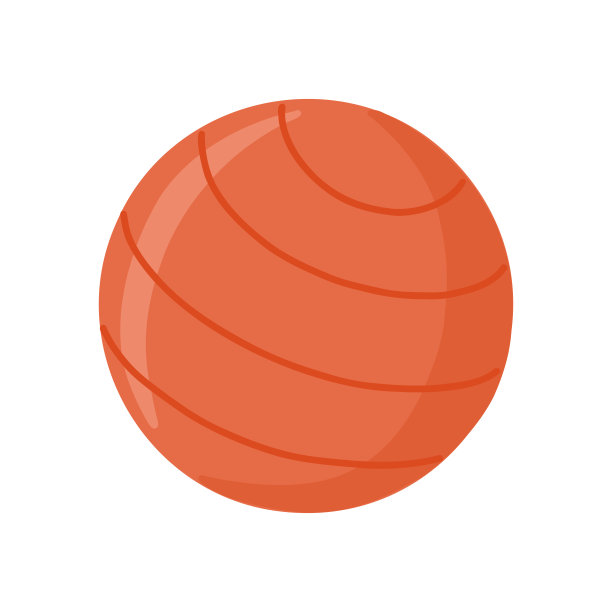 普拉提概念卡通风格图标。彩色符号矢量插图图片下载