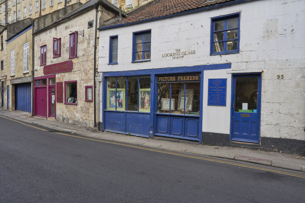 巴斯的历史街道图片下载