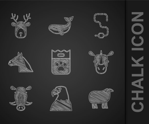 套袋食物鹰头羊犀牛图片下载