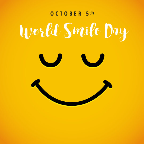 10月5日世界微笑日横幅图片下载