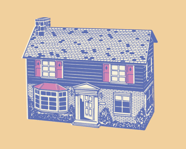 旧式房屋的正面图片下载