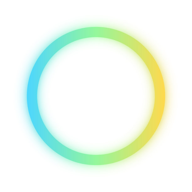 圆形抽象彩色框架图片下载