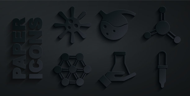 试管烧瓶分子移液器套装图片下载