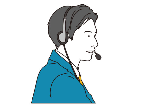 在客户支持部门工作的亚洲人图片下载