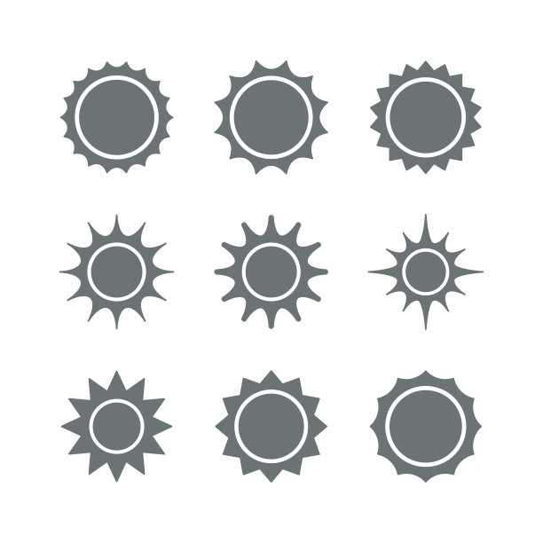 太阳图标图片下载