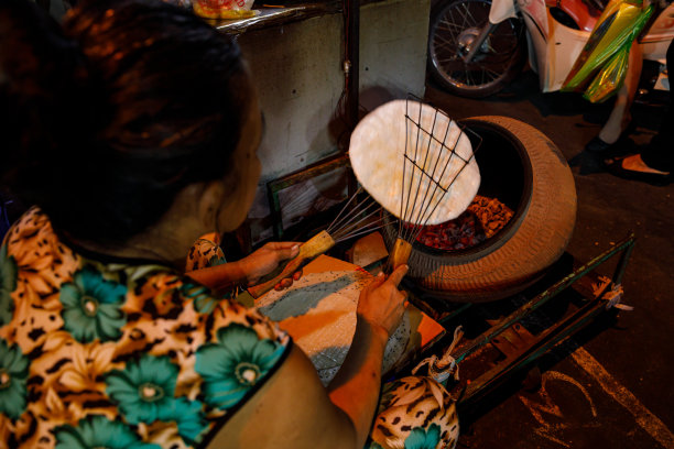 越南蔡让的夜市图片下载