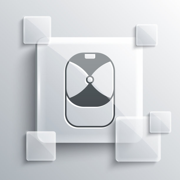 灰色棒球帽图标孤立在灰色背景图片下载