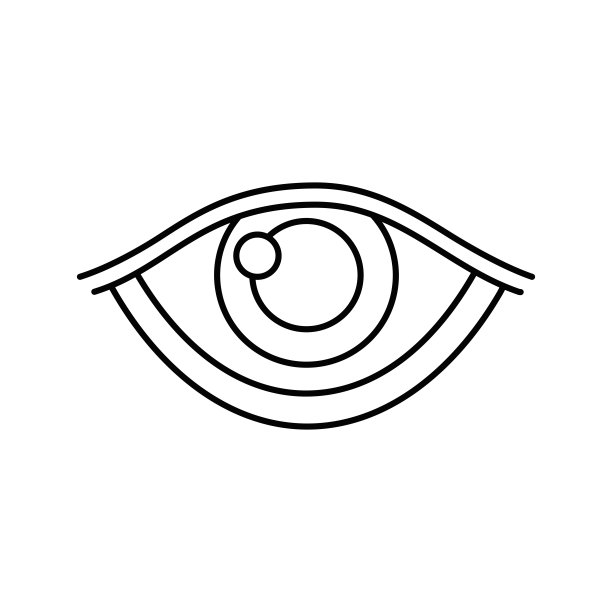 视觉线图标图片下载