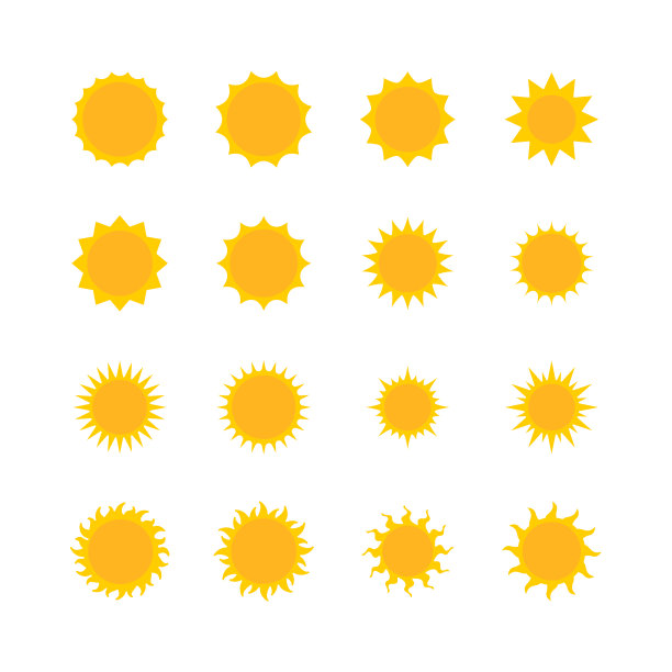 太阳图标图片下载