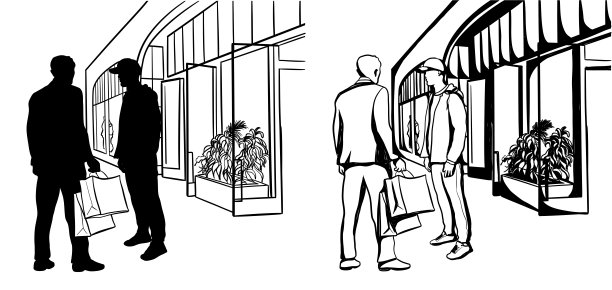 购物中心的朋友图片下载