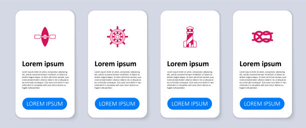 设置航海绳结，灯塔船舶掌舵图片下载