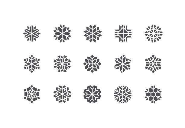 雪花平图标图片下载