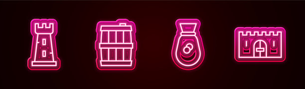 设线城堡塔木桶老钱图片下载