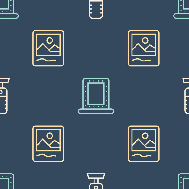 设置线麦克风，相框，化妆镜图片下载