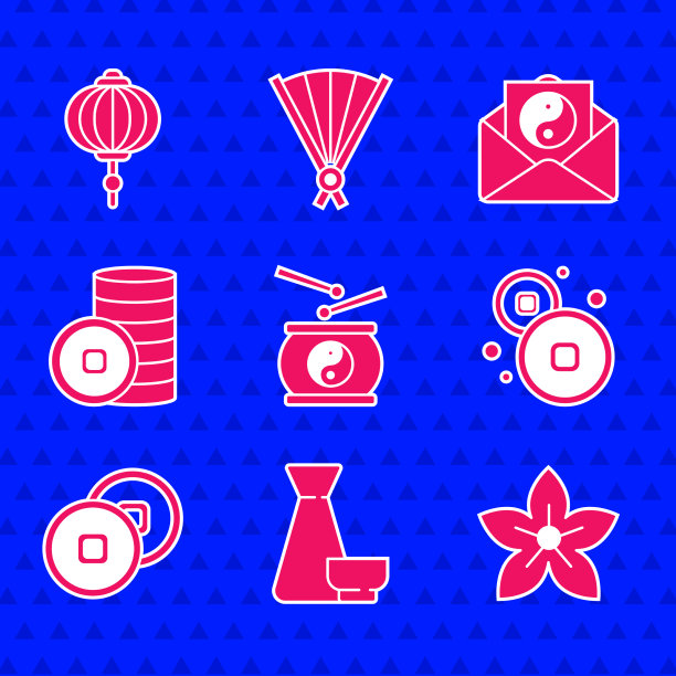 集中国鼓茶道莲花元图片下载