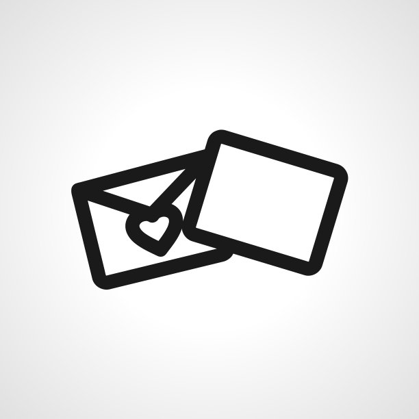 爱情短信婚礼请柬信封行图片下载