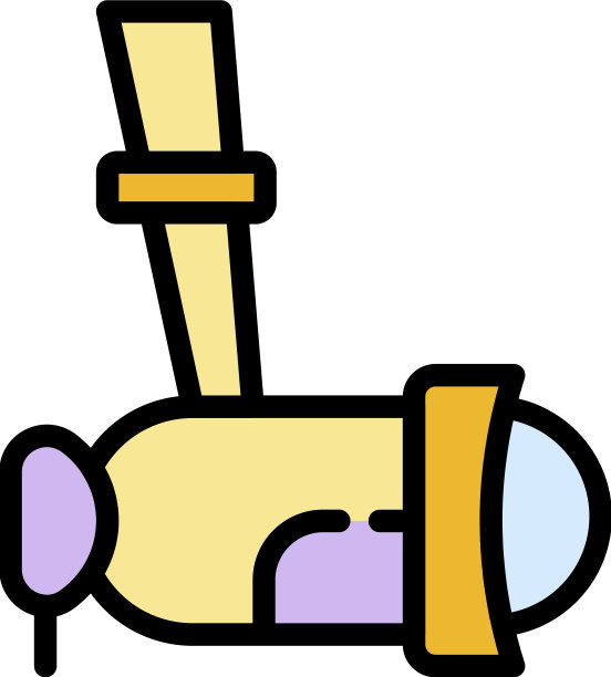 水下相机图标颜色轮廓图片下载