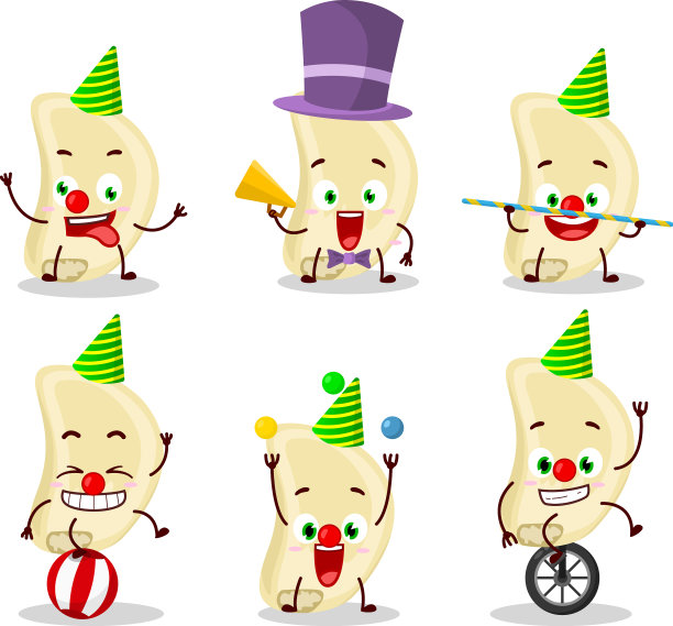 各种卡通人物的大蒜片图片下载