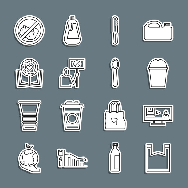 塑料袋停止塑料污染图片下载