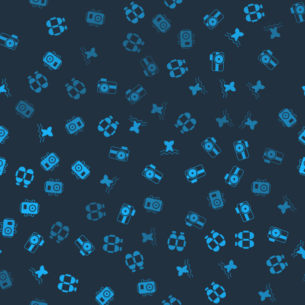 为潜水鲸尾安装水下相机图片下载