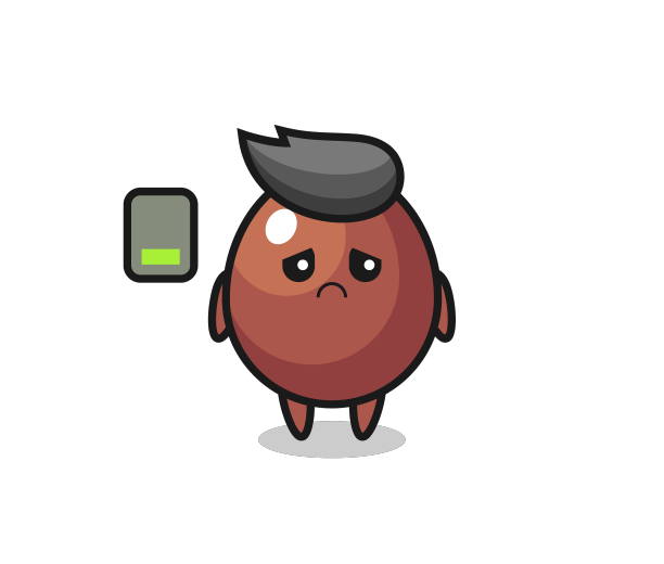 吉祥物巧克力彩蛋角色做累了图片下载