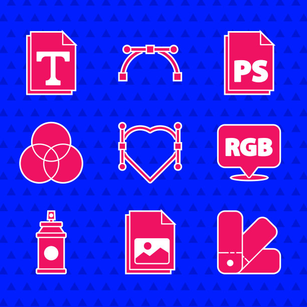 心与贝塞尔曲线画风景图片下载