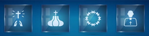 双手放在教堂塔顶祈祷的位置图片下载