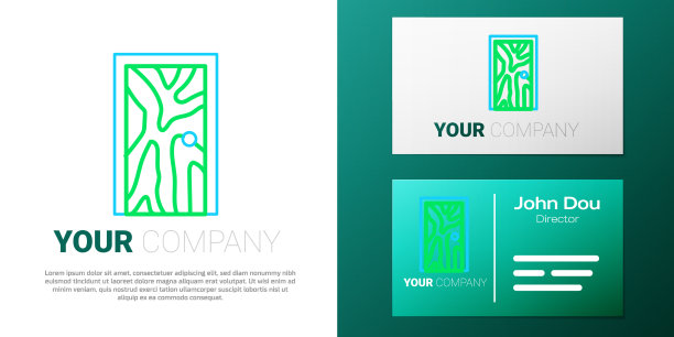 线封闭的门图标孤立在白色的背景图片下载