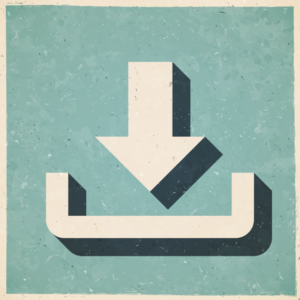 下载。复古风格的图标-旧的纹理纸图片下载