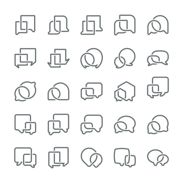 气泡图标图片下载