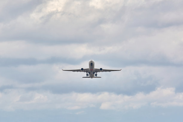 土耳其航空公司一架空客A330飞机的正面照片图片下载