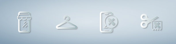 将网上购物设置在手机衣架衣柜上图片下载