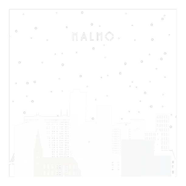 马尔默夜城的冬夜图片下载