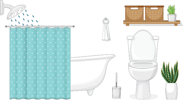 浴室家具为室内设计上图片下载