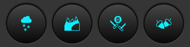 集云与雪山冰壶运动游戏图片下载