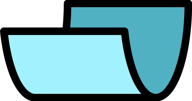 混凝土排水沟图标颜色轮廓图片下载