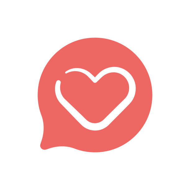 语音泡泡上的心形图片下载