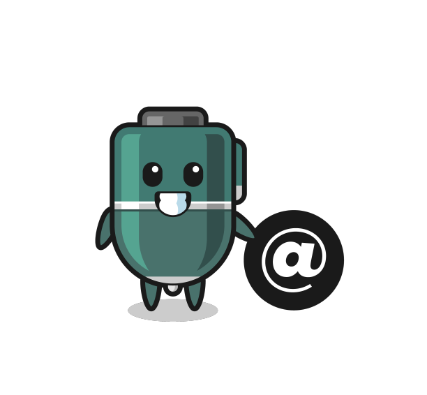 卡通的圆珠笔站在旁边图片下载