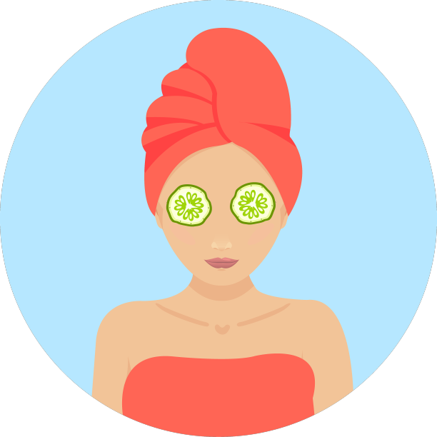 居家水疗治疗女性面膜图片下载