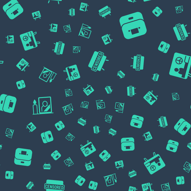 设置经过审查的邮票票箱哀悼相框图片下载