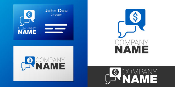 标志式商务谈判图标孤立上图片下载