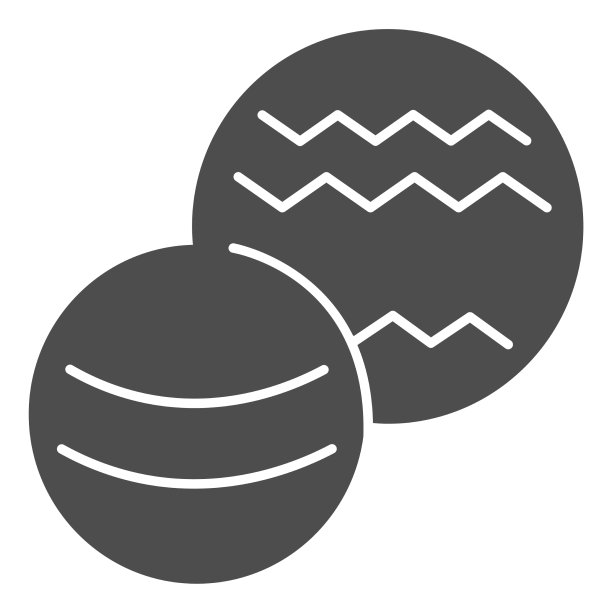 两个球玩具固体图标玩具概念玩图片下载