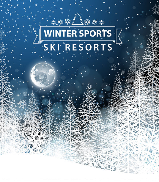 冬季标语牌图片下载