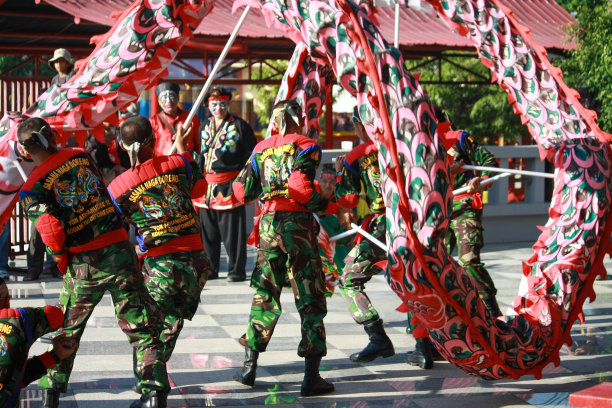 巴龙赛的舞狮图片下载